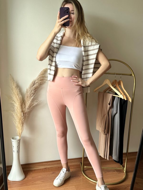 Toz pembe Fit Tayt