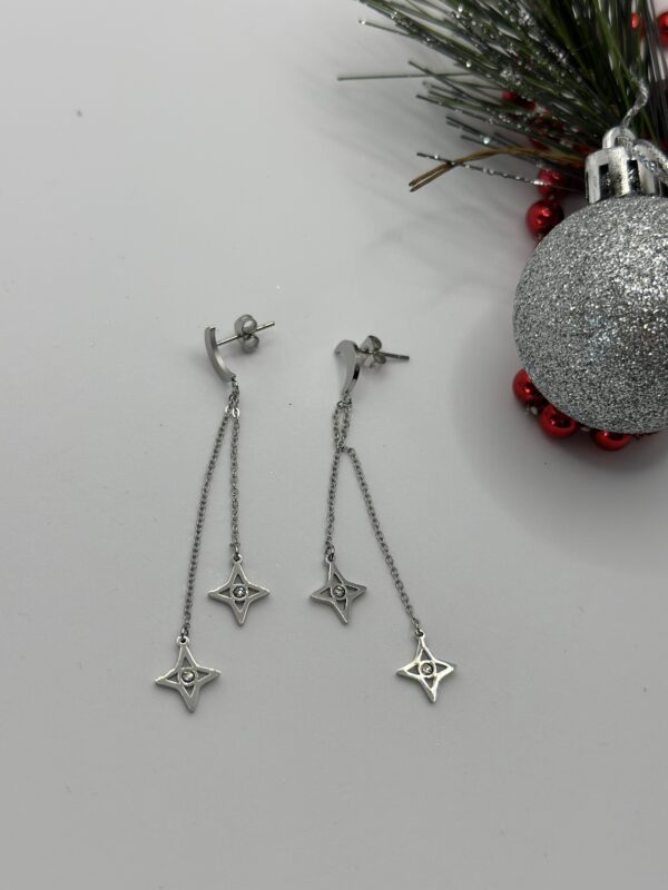 Silver Star Küpe