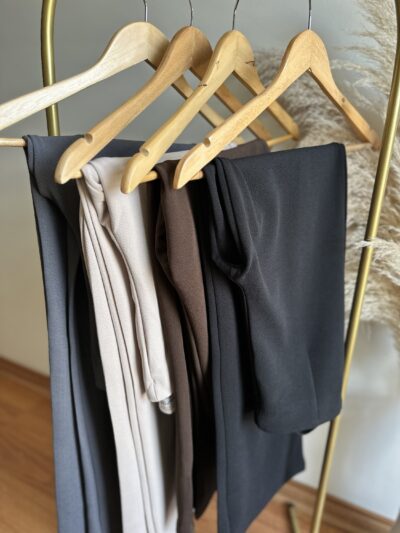 Siyah Palazzo Pantolon - Görsel 3